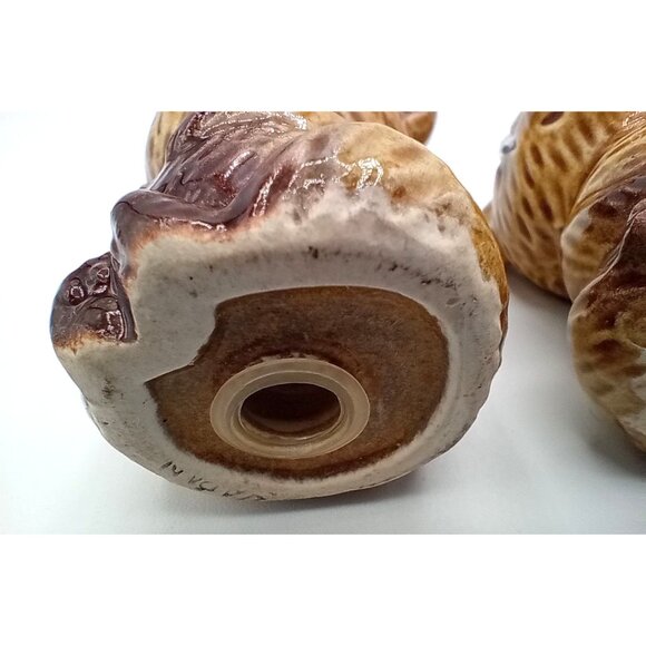 Salt Pepper Shakers Teddy Bear Cub Googly Eye Vintage Japan Set Cute 2.75 Inches - Picture 9 of 15